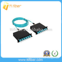MTP / MPO Cassette OM3 Fiber Optic Patch Cord